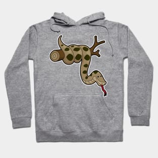 Snake on Branch Hoodie